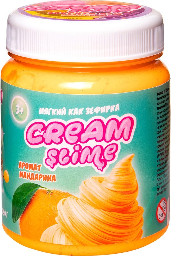 

Слайм Slime Cream-Slime с ароматом мандарина SF02-K