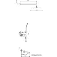 Душевая система  Gappo G7107-6