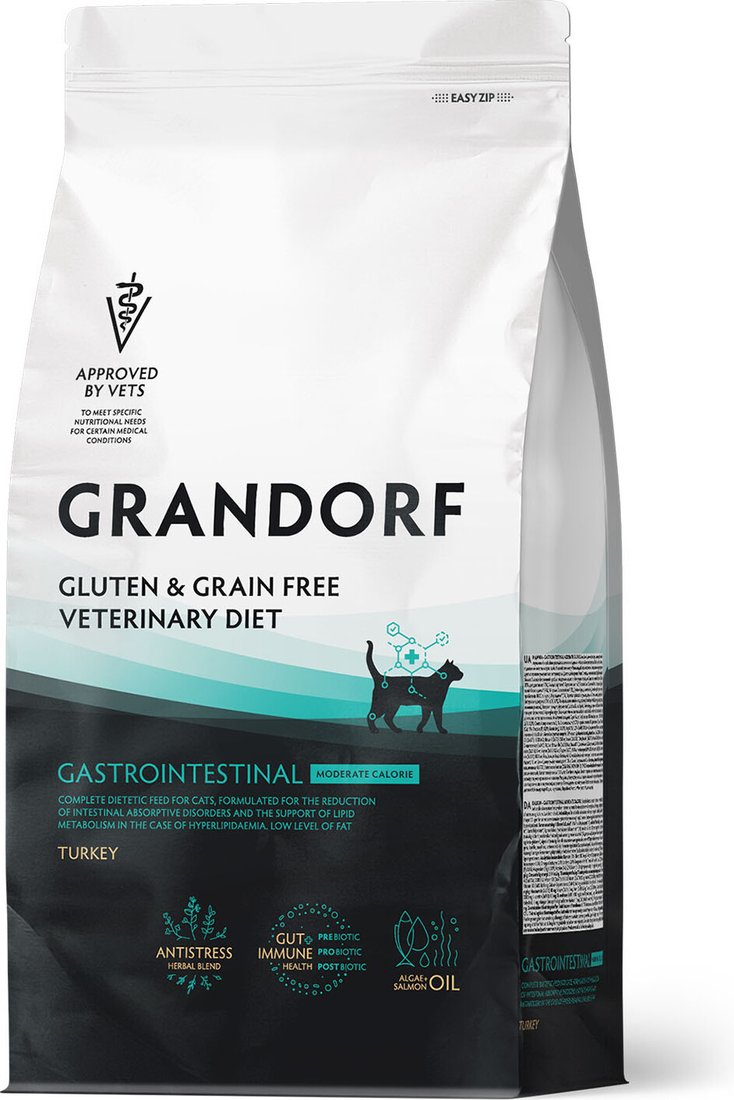 Сухой корм для кошек Grandorf Vet Cat Gastrointestinal Moderate Calorie 400 г