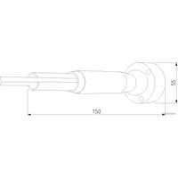 Аксессуар Elektrostandard Набор креплений для струнного светильника черный 2 шт 40127/LED