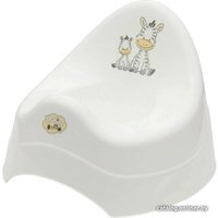 Детский горшок Maltex Зебра 6500 (серый)