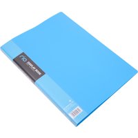 Папка для бумаг Deli Rio 5032 с файлами (голубой)