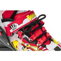 Роликовые коньки Ricos Fun PW-116A-10 (р. 34-37, черный/красный)