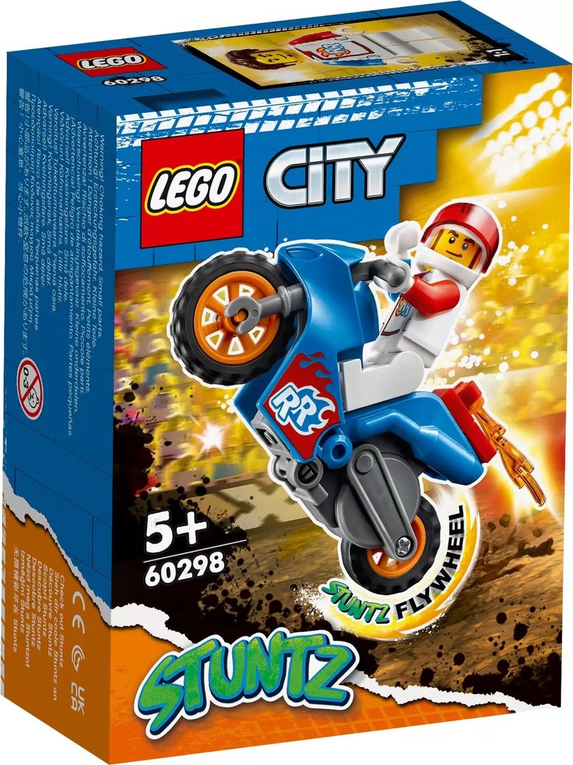 

Конструктор LEGO City Stuntz 60298 Реактивный трюковый мотоцикл