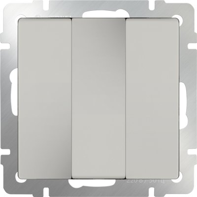 

Выключатель Werkel WL03-SW-3G (слоновая кость)