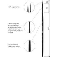 Кисть для рисования BRAUBERG Art Classic 1 200907 (круглая)