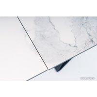 Кухонный стол Signal Westin III ceramic WESTINIIIBC180 (белый мрамор/черный)