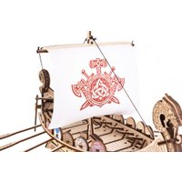 Сборная модель Eco-Wood-Art Корабль Драккар