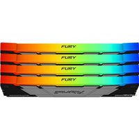 Оперативная память Kingston FURY Renegade RGB 4x8ГБ DDR4 3200 МГц KF432C16RB2AK4/32