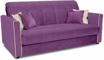 Диван Трия Лего Т1 160х200 (велюр, Maserati 18 фиолетовый)