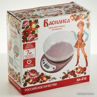 Кухонные весы Василиса ВА-010 (коричневый)