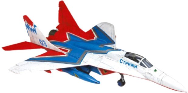Сборная модель Звезда Самолет Миг-29 авиагруппа Стрижи 7310П