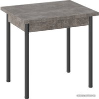 Кухонный стол Трия Родос Тип 2 с опорой d40 (черный муар/ателье темный)