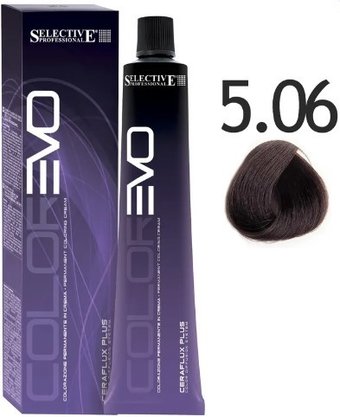 Крем-краска Selective Professional Colorevo 5.06 84506 (100 мл, светло-каштановый холодный кофе)