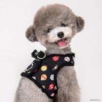 Шлейка-жилетка Puppia Lady Beetle-A PAWA-HB1957-BK-S (черный)