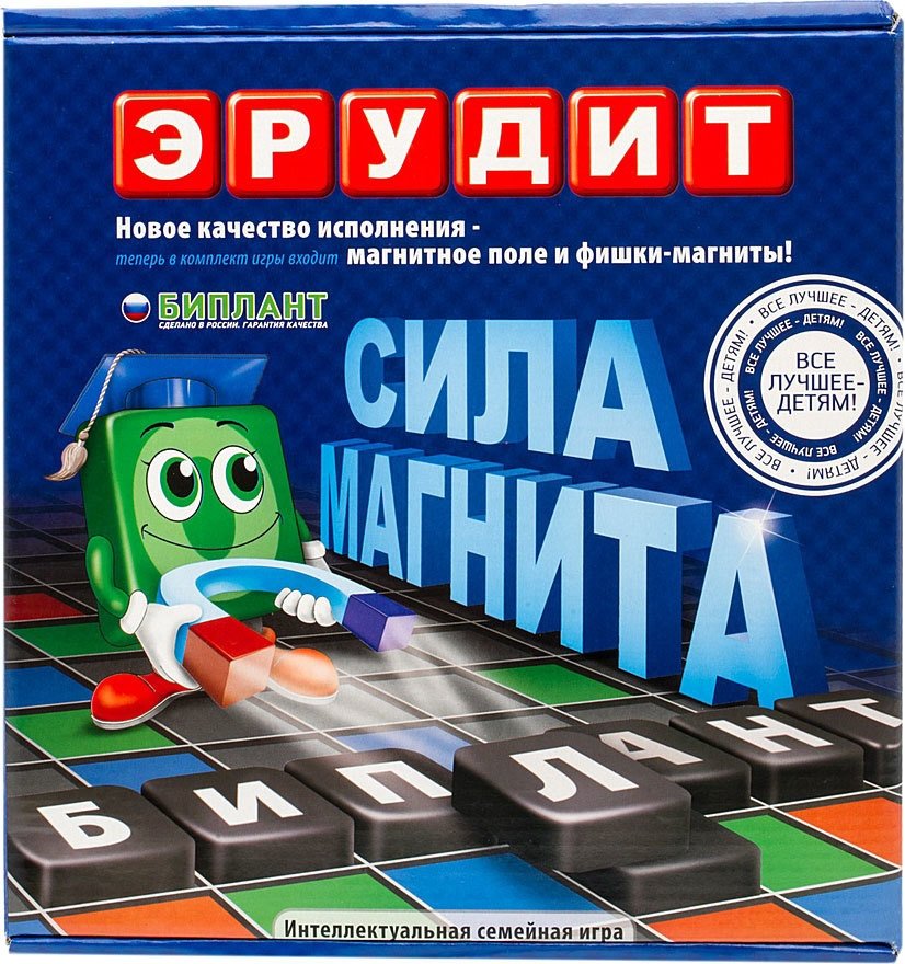 

Настольная игра Биплант Эрудит. Сила магнита