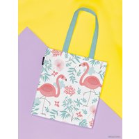 Сумка шоппер JoyArty Осторожные фламинго bsh_5859