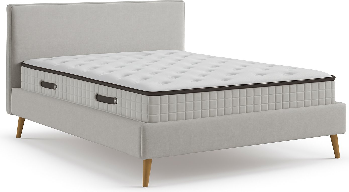 

Кровать Sonit Narsis 180x200 велюр River (01 крем)