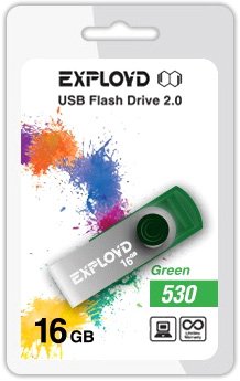 

USB Flash Exployd 530 16GB (зеленый) [EX016GB530-G]