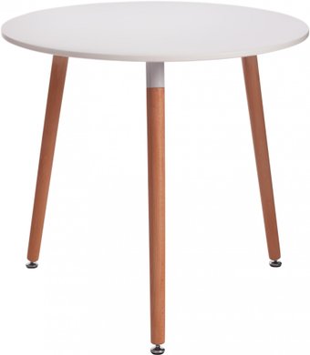 Кухонный стол TetChair Mars mod. T1004 80x80x75 (белый/натуральный)