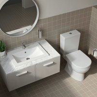 Умывальник Керамин Бергамо Нова 50 ФС (мебельный, фаянс)