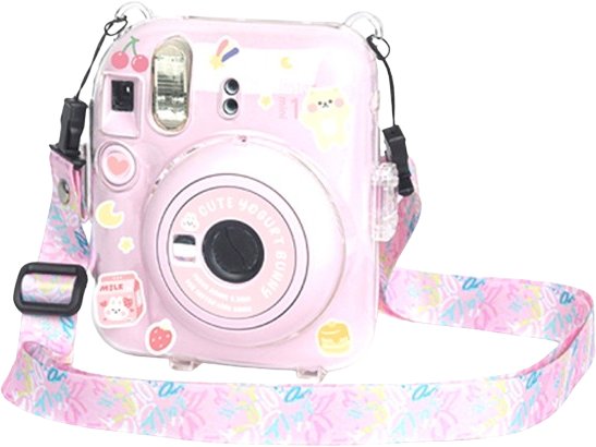 

Чехол Sundays для Fujifilm Instax Mini 12 с ремешком (розовый)