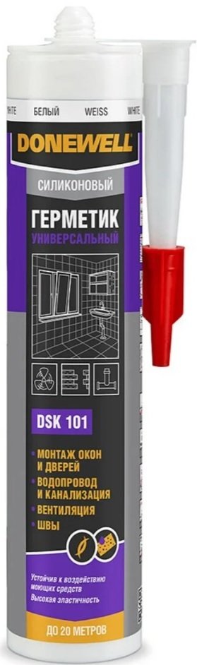 

Герметик Donewell Универсальный DSK301 (260 мл, белый)