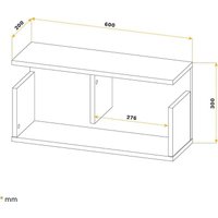 Полка Кимер Кварт Тип 1 (Дуб Крафт Золотой)