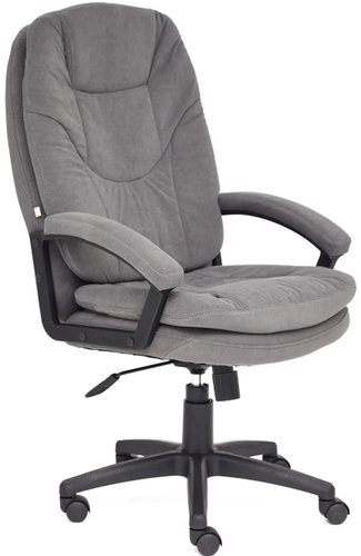 Офисное кресло TetChair Comfort LT флок (серый)