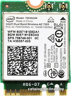 Wi-Fi/Bluetooth адаптер Intel 7265NGW