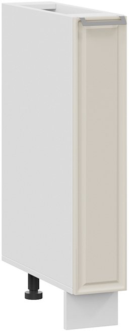 

Шкаф напольный Трия Белладжио 1Н15К (белый/софт панакота)