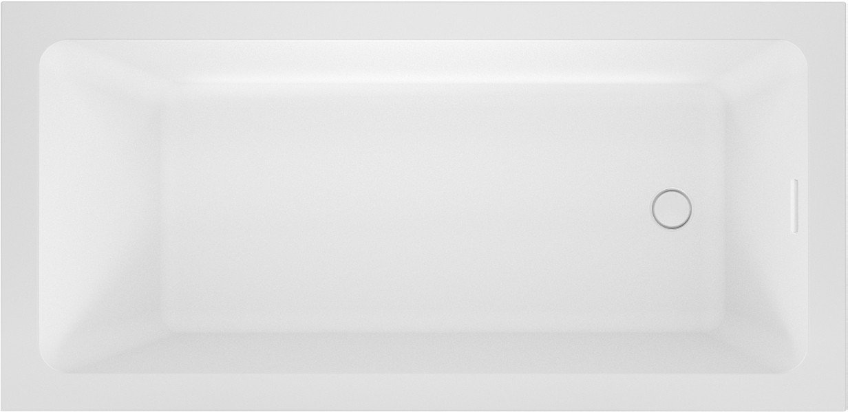 Ванна Wellsee FreeDom 2.0 165x80 23300202R (встраиваемая ванна белый глянец, сифон-автомат глянцевый белый)