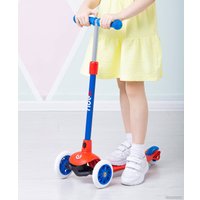 Трехколесный самокат Ridex Hero (красный/синий)