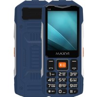 Кнопочный телефон Maxvi T19 (синий)
