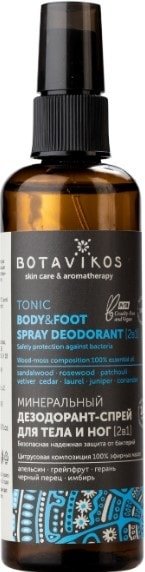 

Botavikos Дезодорант-спрей минеральный Tonic 100 мл