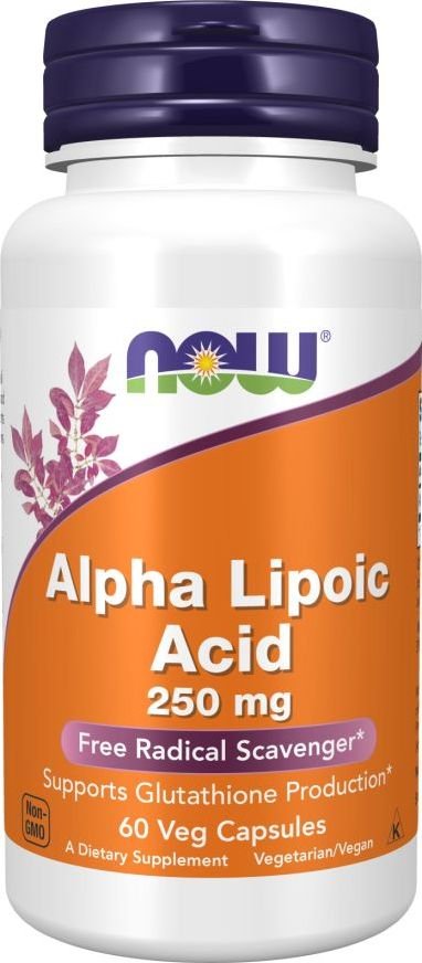 Аминокислота Now Foods Alpha Lipoic Acid 250 мг (120 капсул)