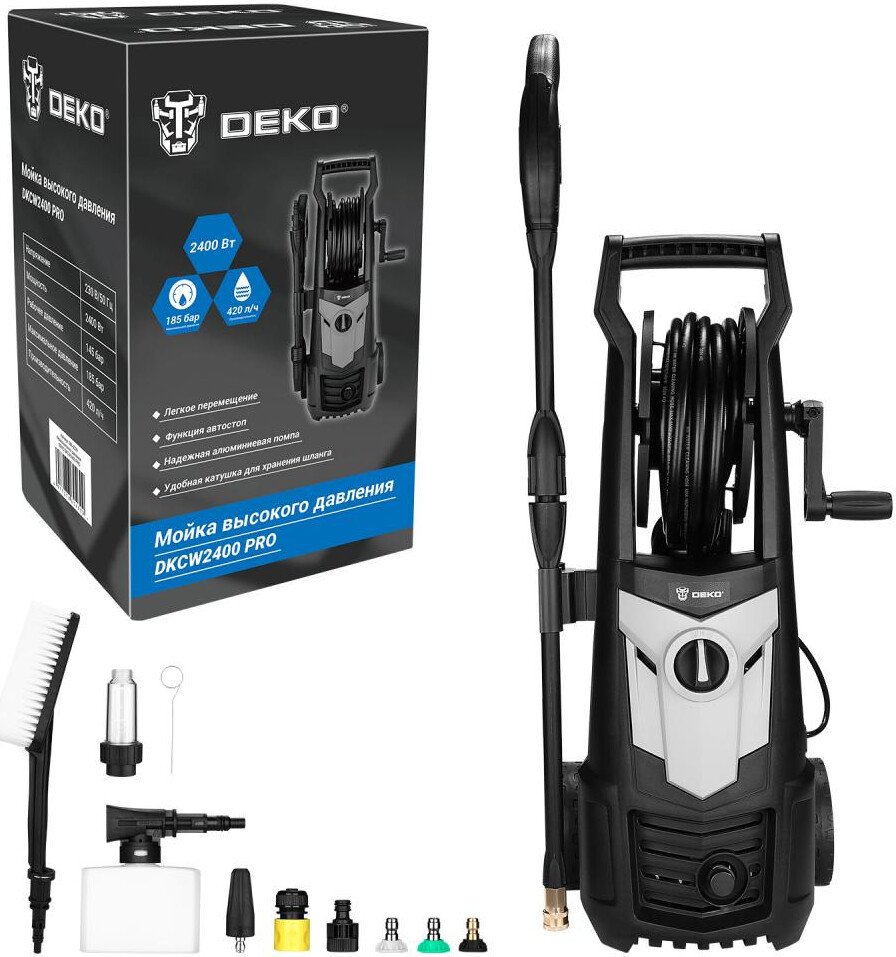 Мойка высокого давления Deko DKCW2400 PRO 085-2029