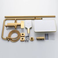 Душевая система  Shevanik S4436G (золотой сатин)