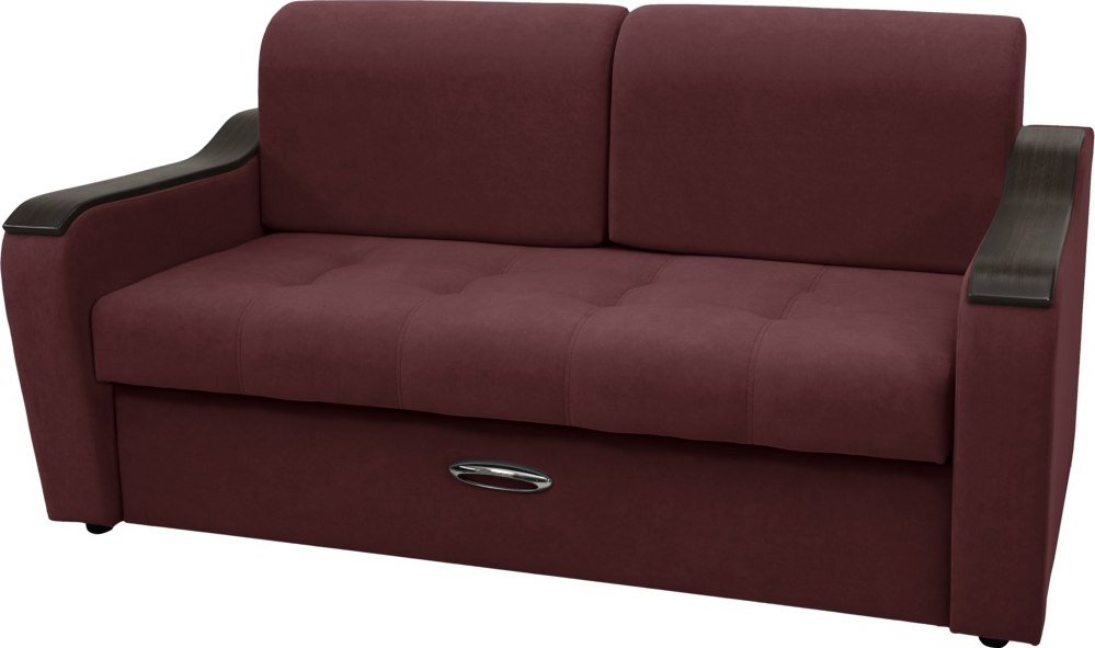 

Диван Сириус Лидер-3 НПБ 185x110 (Eva 15 велюр темно-бордовый)