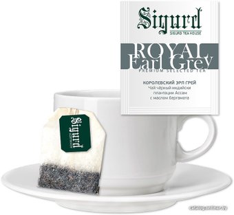 Черный чай Sigurd Royal Earl Grey 30 шт