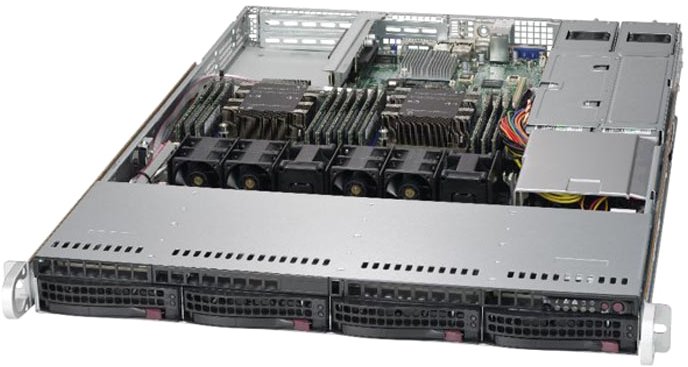 

Корпус Supermicro SYS-6019P-WTR