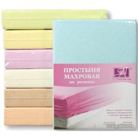 Простыня Альвитек Махровая на резинке 180x200x20 ПМР-Г-180(180) (голубой)