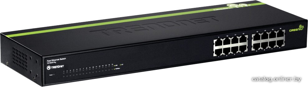 Неуправляемый коммутатор TRENDnet TE100-S16g