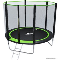 Батут V2 Trampoline Prime 8FT 252 см (с внешней сеткой и лестницей)
