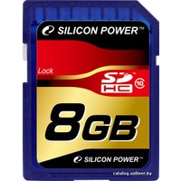 Карта памяти Silicon-Power SDHC Class 10 8 Гб (SP008GBSDH010V10)