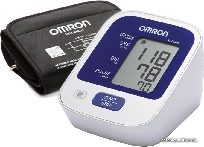 Автоматический тонометр Omron M2 Classic (с адаптером)