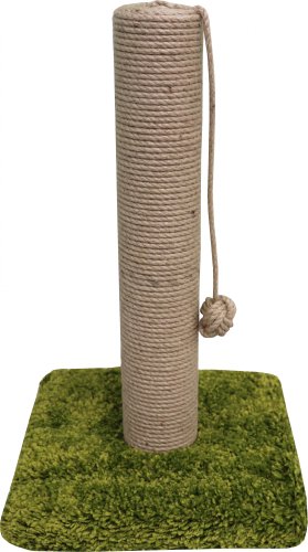 Когтеточка Кот и Пес Столбик К3 КС80Д-К (зеленый)