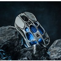 Игровая мышь Gravastar Mercury M1 Pro Battle Worn Edition Silver Mist