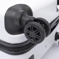 Чемодан-спиннер Ecotope Фламинго 324-Z-2-16-WHT (белый)