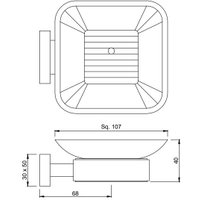 Мыльница Artize Quadra QUA-CHR-61731